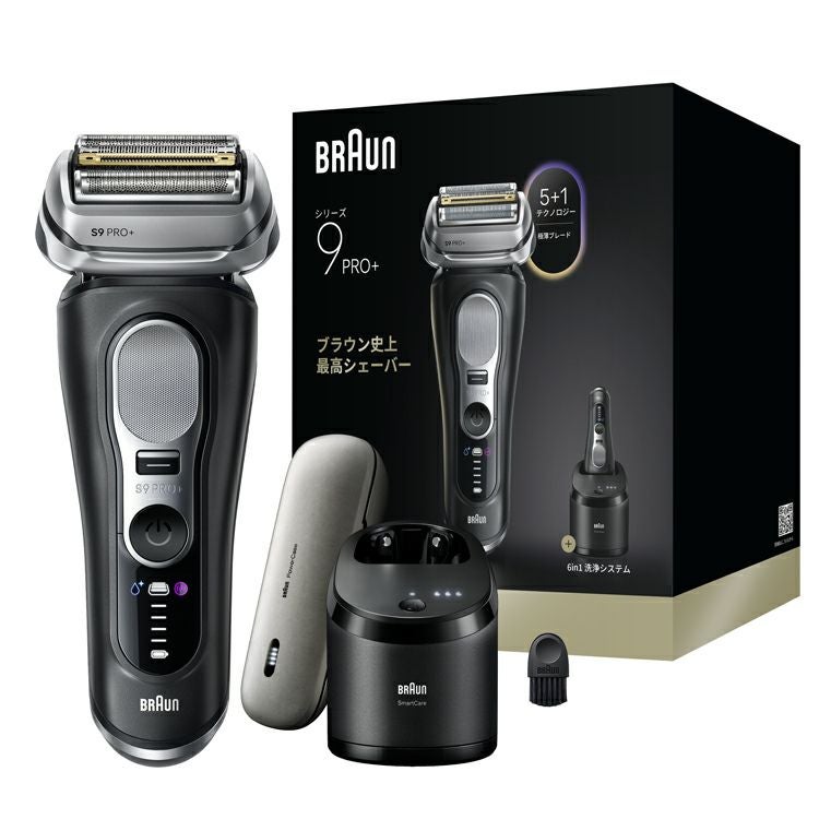 髭剃り BRAUN ブラウン 電気シェーバー 充電式 シリーズ9Pro+ 9670cc 6in1洗浄